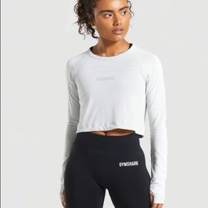 Lightweight Seamless Long Sleeve Crop Top